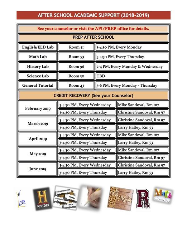 After School Program (Credit Recovery & PREP)